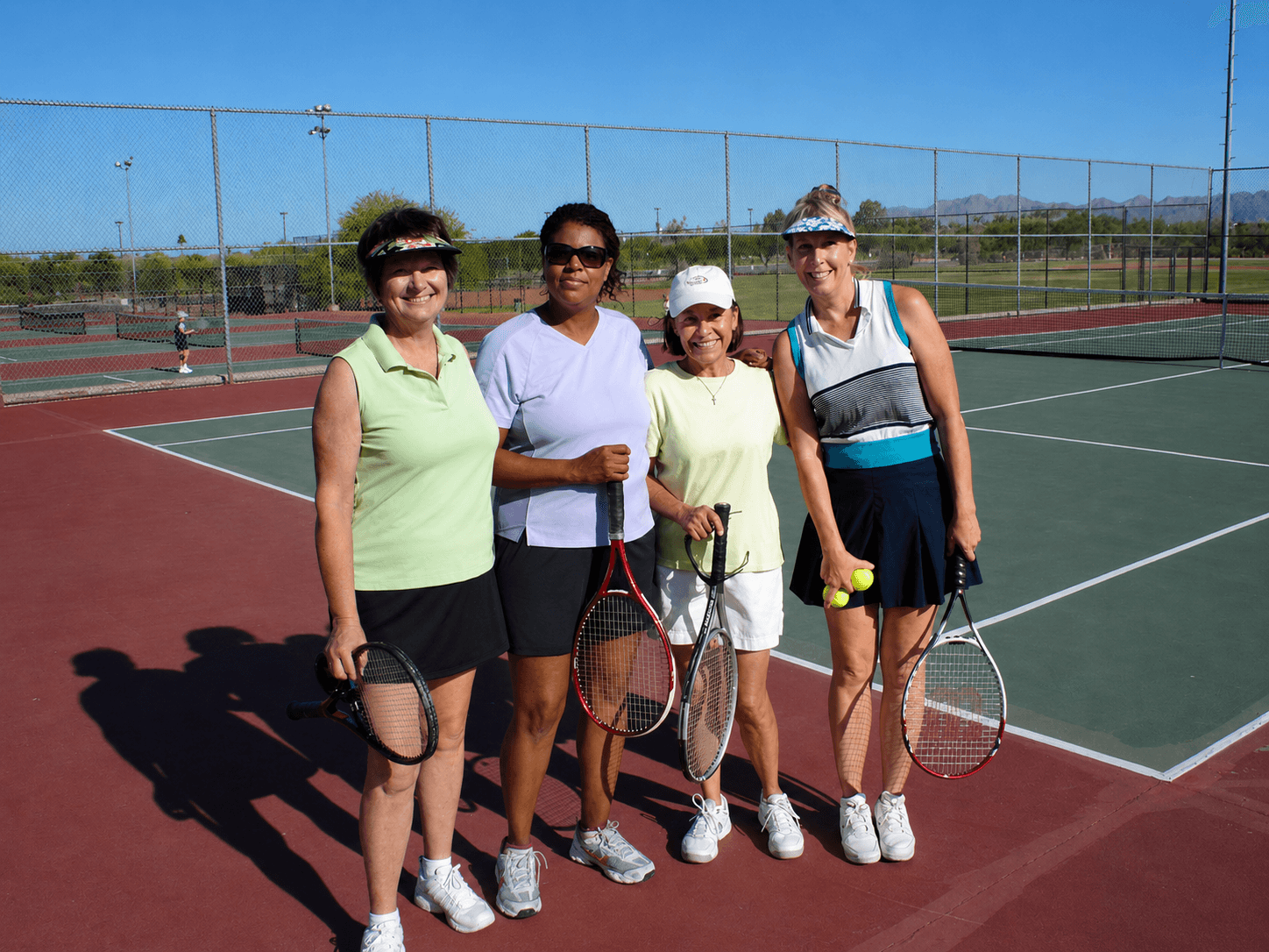 Tennis community gathering