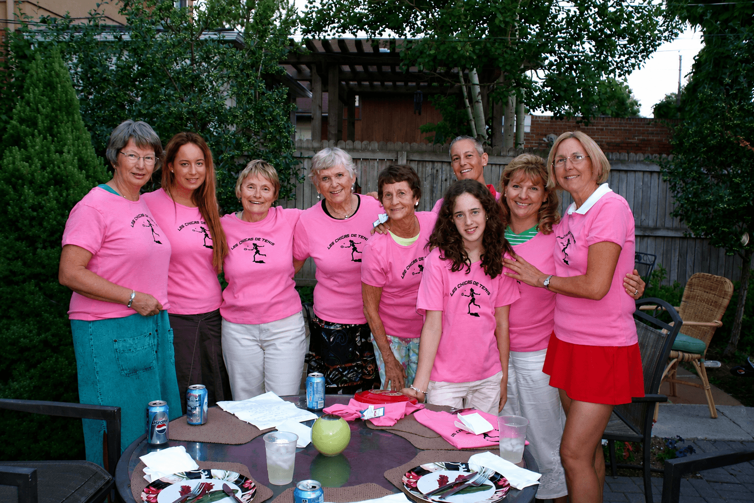 Tennis community gathering